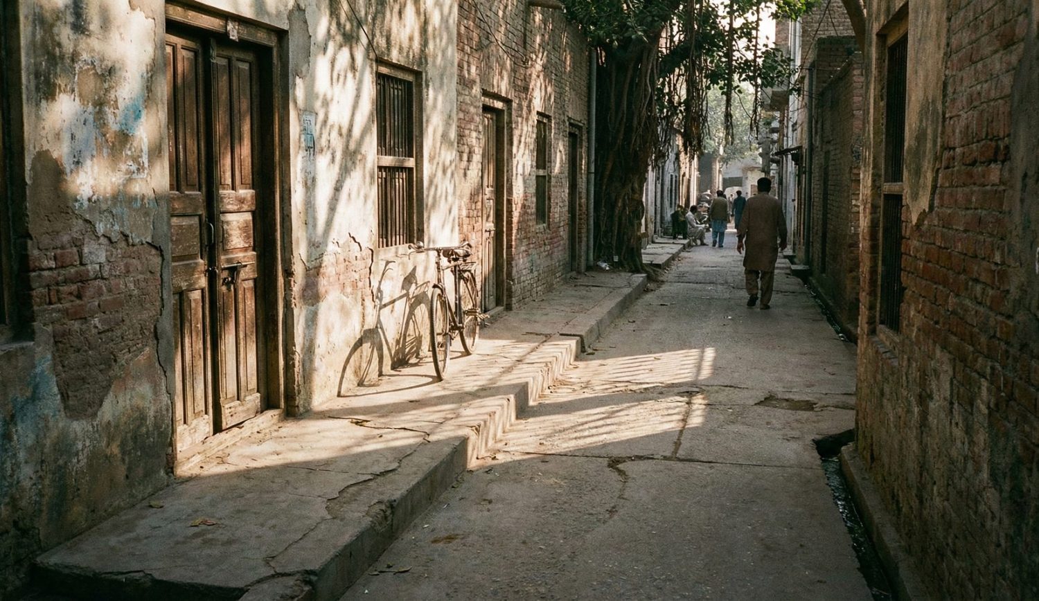 ancient street of Lahore